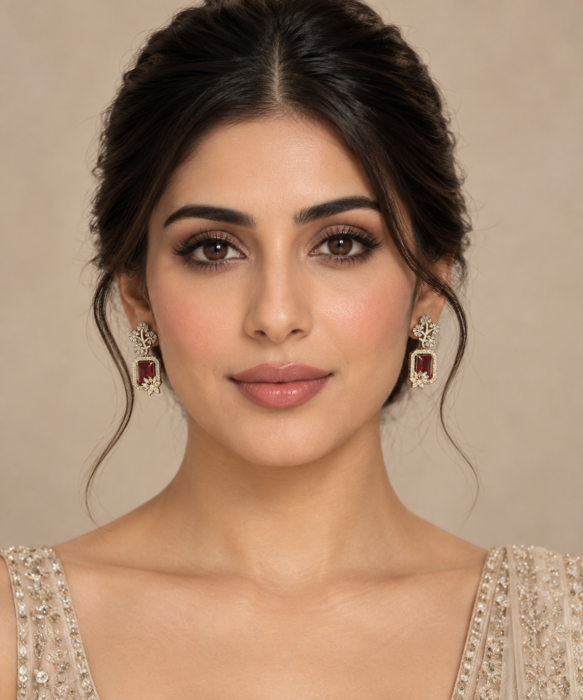 Emerald Green Kundan Necklace Set with Chandbali Earrings & Maang Tikka – Indian Bridal Jewelry — Jewellery | Lehar Clothing UAE